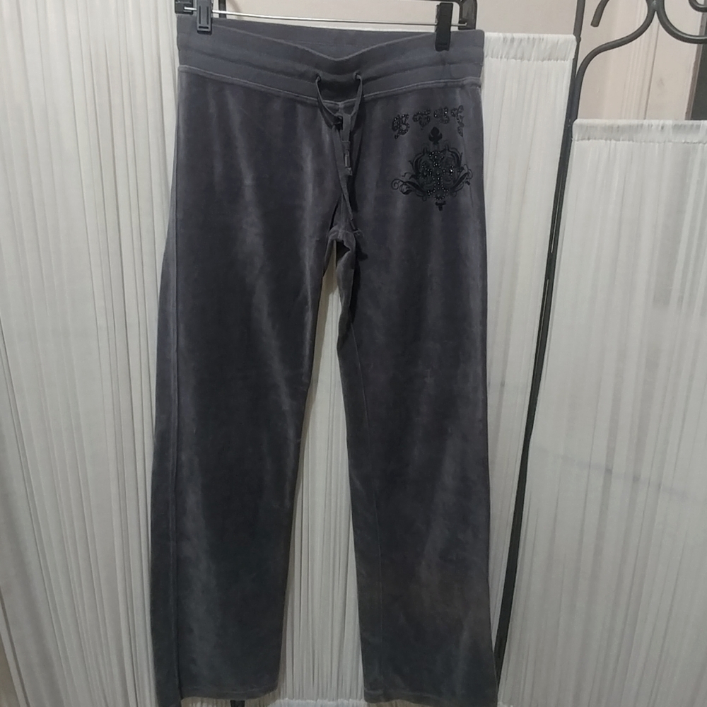 BCBGMAXAZRIA Jeweled bling Sweatpants